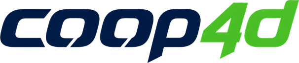 Logo coop4d platform hiburan online